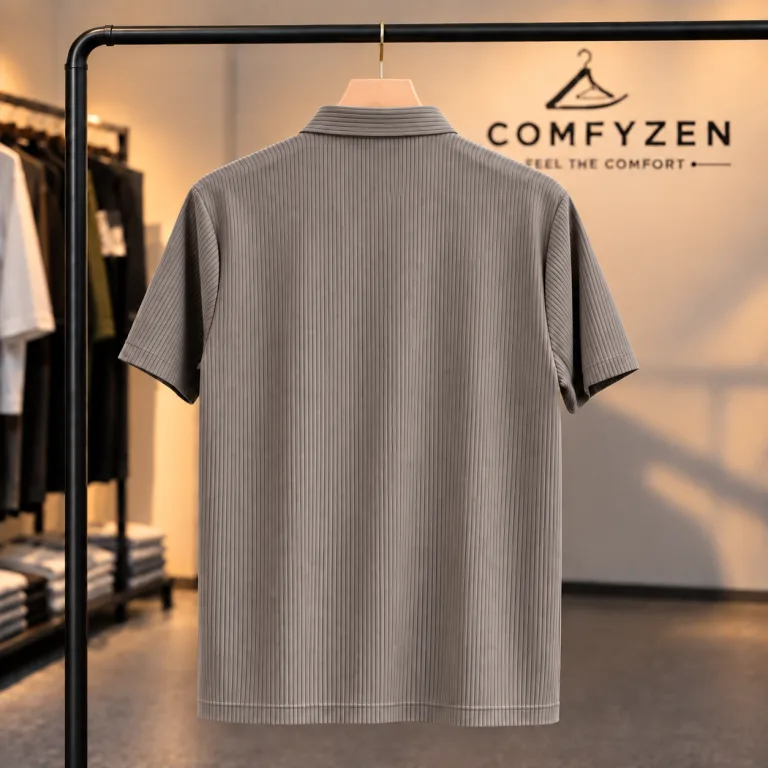 Premium China Fabric Textured Polo Shirt