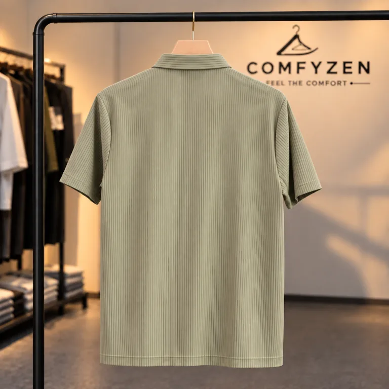 Premium China Fabric Textured Polo Shirt