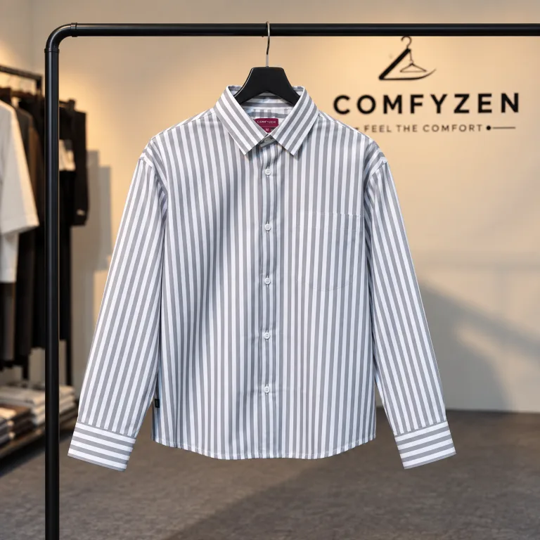 Boxy Fit Shirt - Striped