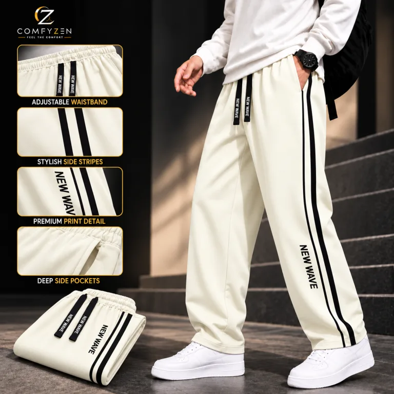 Baggy Trouser Pant — New Wave — Off White